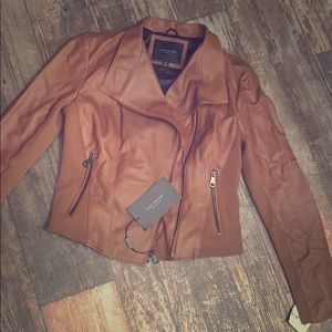 Marc New York Brown leather jacket